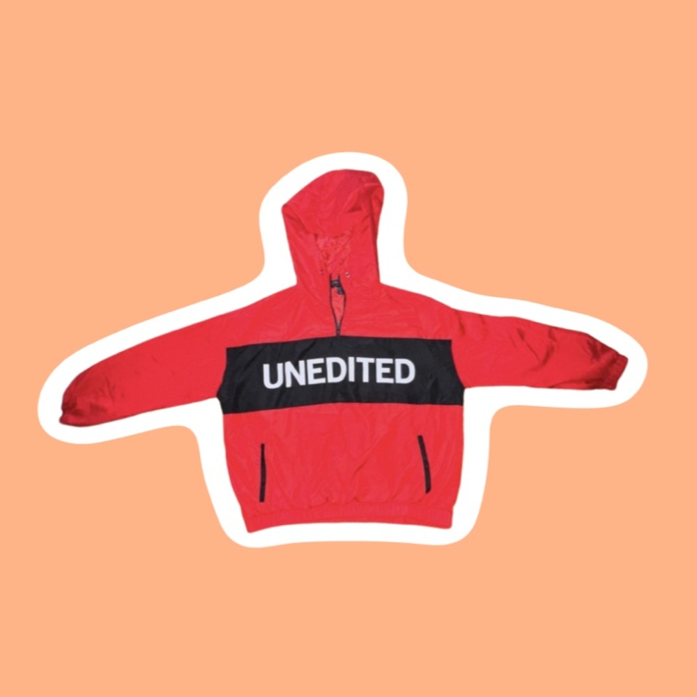 Women’s Forever 21 Plus ‘UNEDITED’ windbreaker/jacket